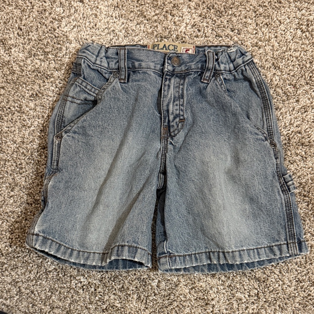 Vintage Place Carpenter Blue Denim Shorts